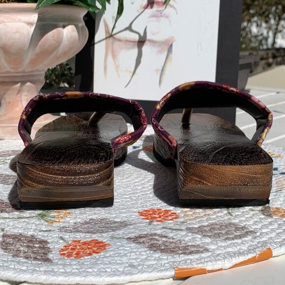 Japanese Geta Wooden Sandals NWOT - Picture 6 of 11